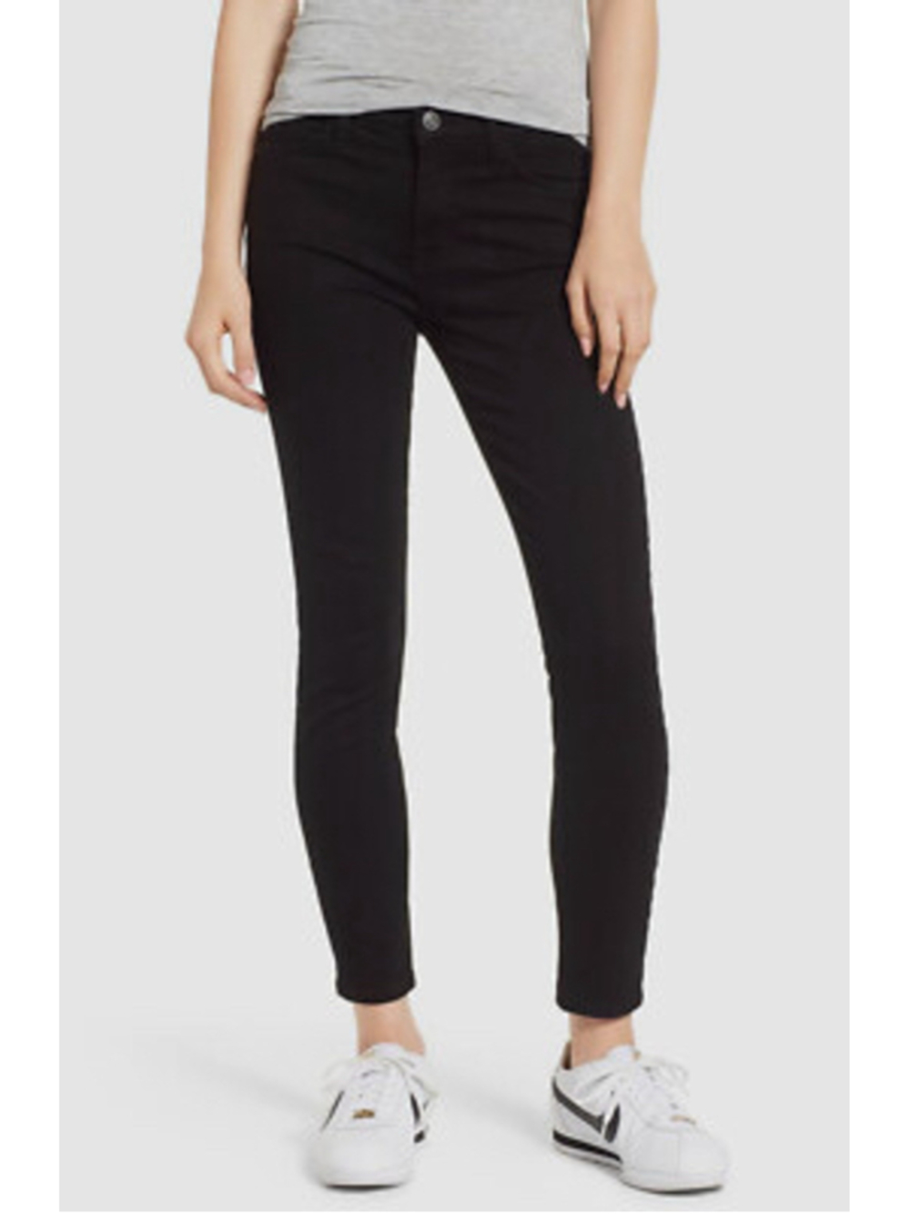 MSRP: $198 Women's Current/Elliott The Confidant Skinny Jeans Black Size 23